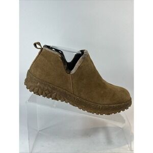 Minnetonka Northmost Suede Ankle Boots Women's Size 7M Lined Booties